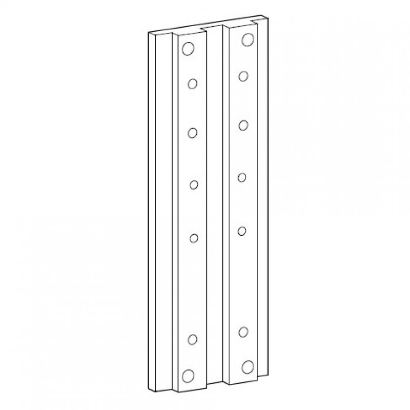 PLAQUE POUR SRIE 400-300-200 ET 100 SUR RAIL VERTICAL