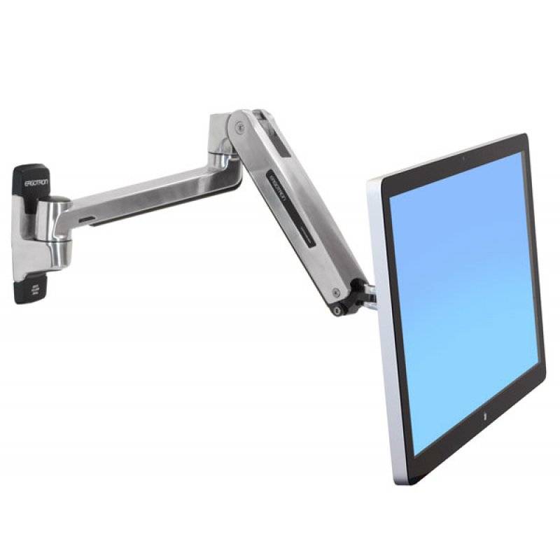 Ergotron LX HD Sit-Stand 116.8 cm (46") Silver Wall