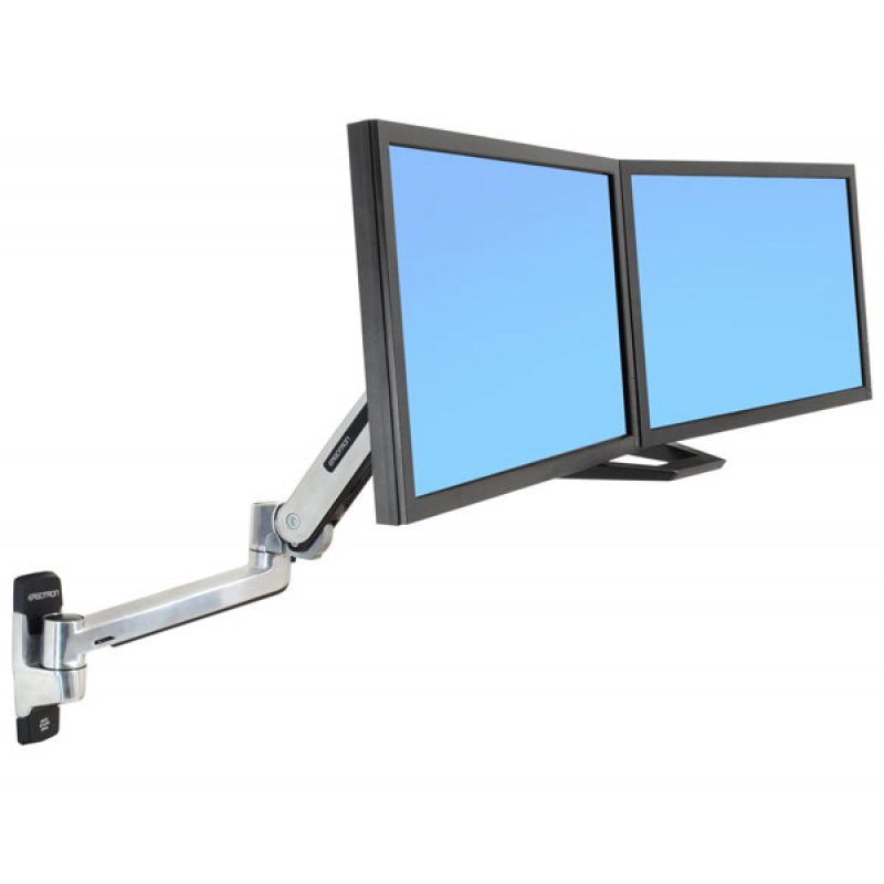 Ergotron LX HD Sit-Stand 116,8 cm (46") Argent Mur
