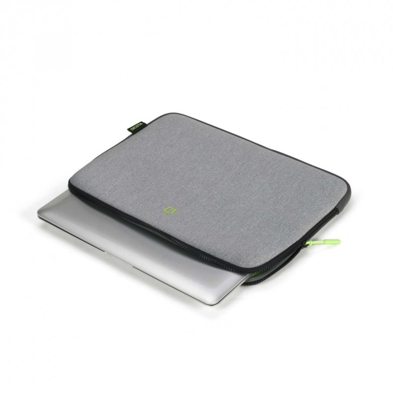 Dicota D31744 notebook case 35.8 cm (14.1") Sleeve case Green, Grey