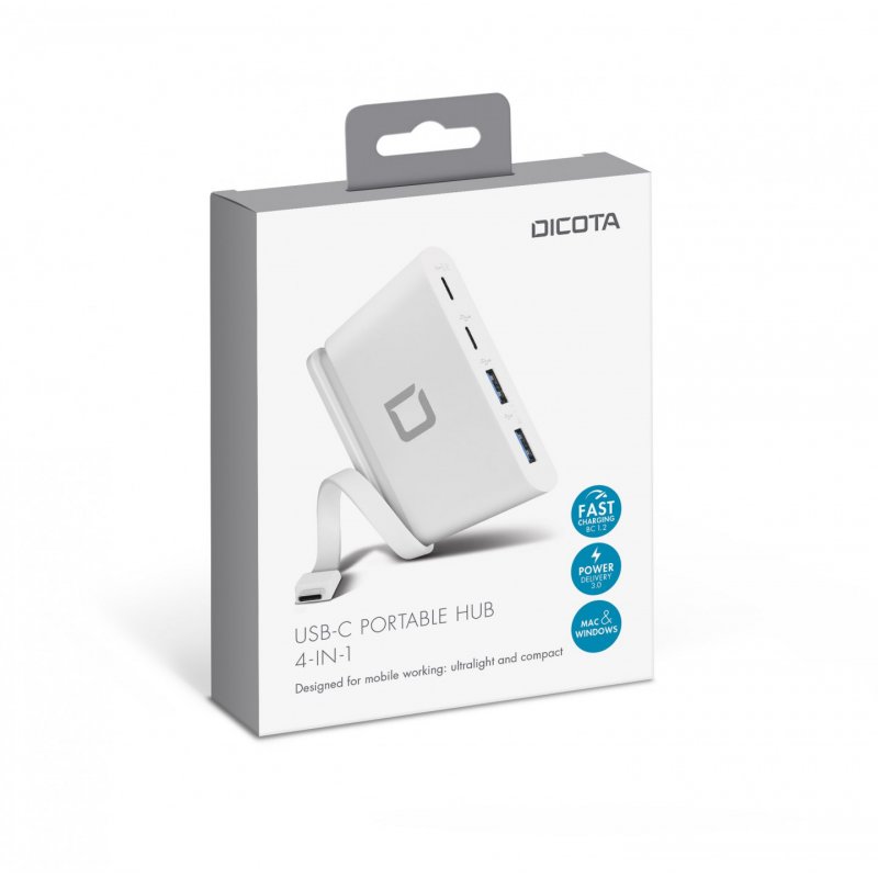 DICOTA D31731 notebook dock/port replicator White