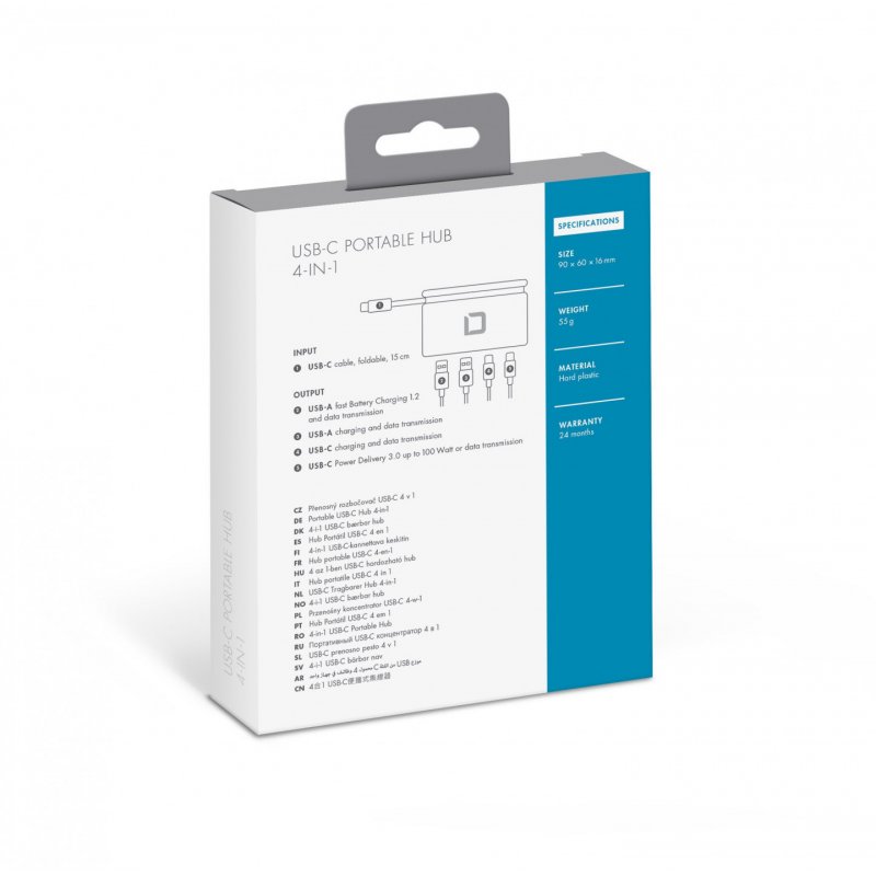 DICOTA D31731 notebook dock/port replicator White