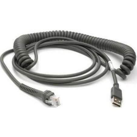 CAB-467 CABLE USB TYPE A COILED FULL SP 3.6M