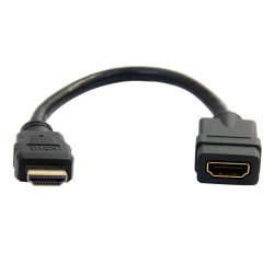 6IN HDMI PORT SAVER DIGITAL VID CABLE M/F