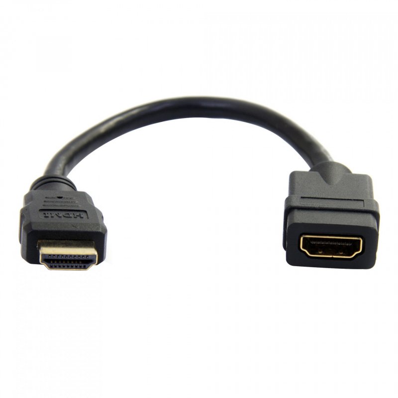6IN HDMI PORT SAVER DIGITAL VID CABLE M/F