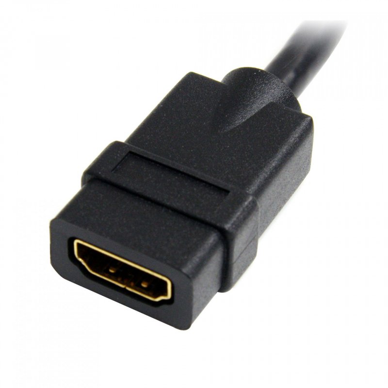 StarTech.com Rallonge HDMI 15,2cm - Câble HDMI Court M/F - Rallonge de Câble HDMI 4K - Économiseur de Port HDMI UHD 4