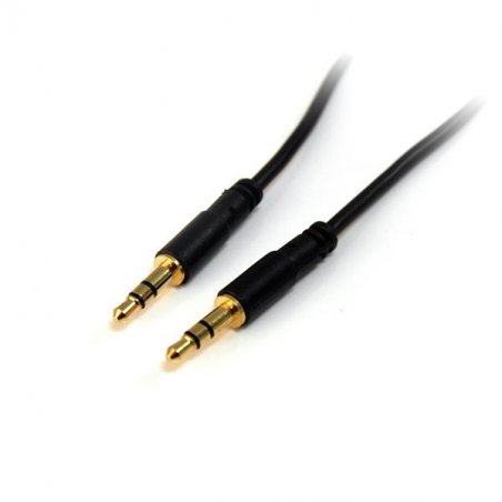 15 FT SLIM 3.5MM STEREO AUDIO CABLE - M/M