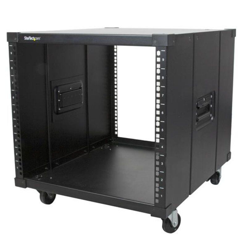 RACK DE SERVEUR 9U PORTABLE - ARMOIRE SERVEUR A ROULETTES