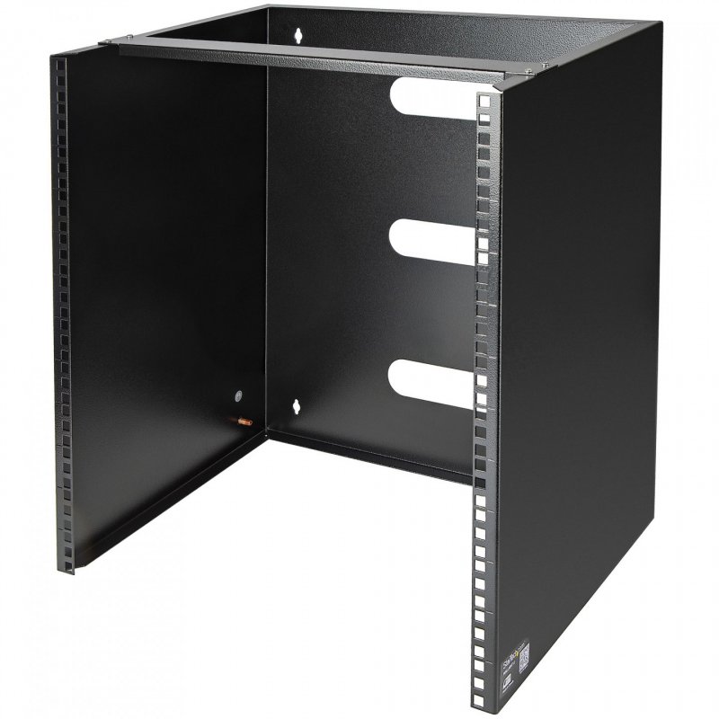 StarTech.com 12U Wall Mount Network Rack - 14 Inch Deep (Low Profile) - 19" Patch Panel Bracket for Shallow Server and I