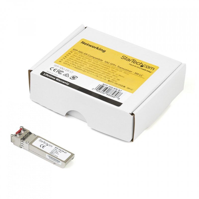 StarTech.com Cisco SFP-10G-ER Compatible SFP+ Module - 10GBASE-ER - 10GbE Single Mode Fiber SMF Optic Transceiver - 10GE