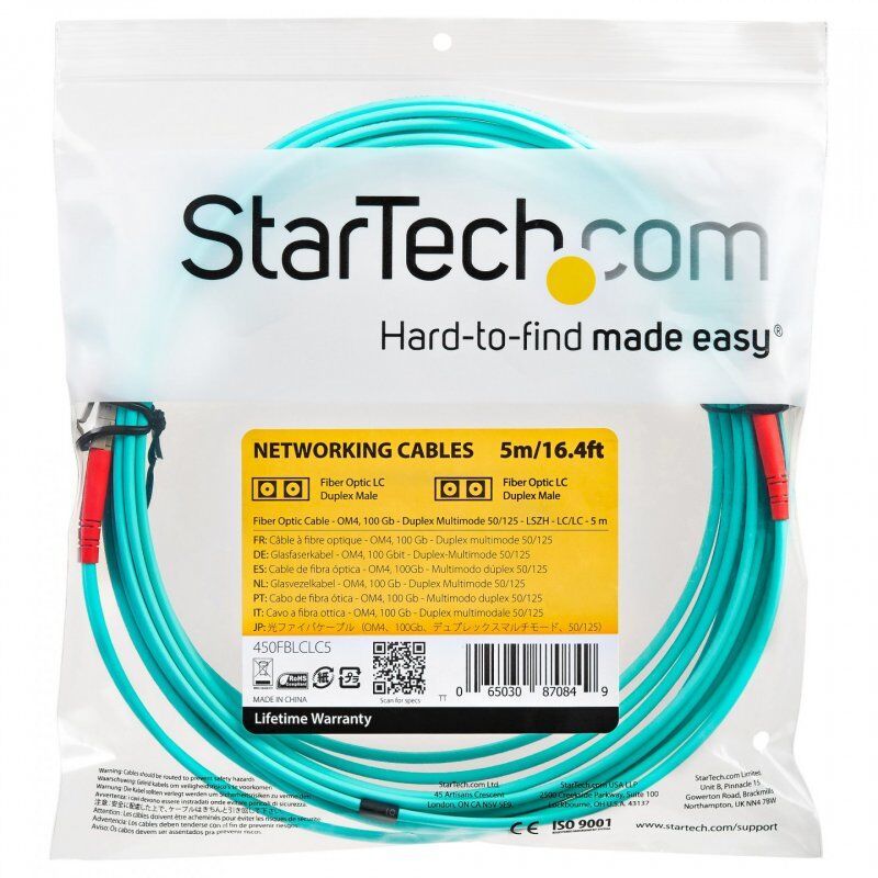 OM4 FIBER OPTIC CABLE 102 GB 50/125 LSZH-LC/LC-5M
