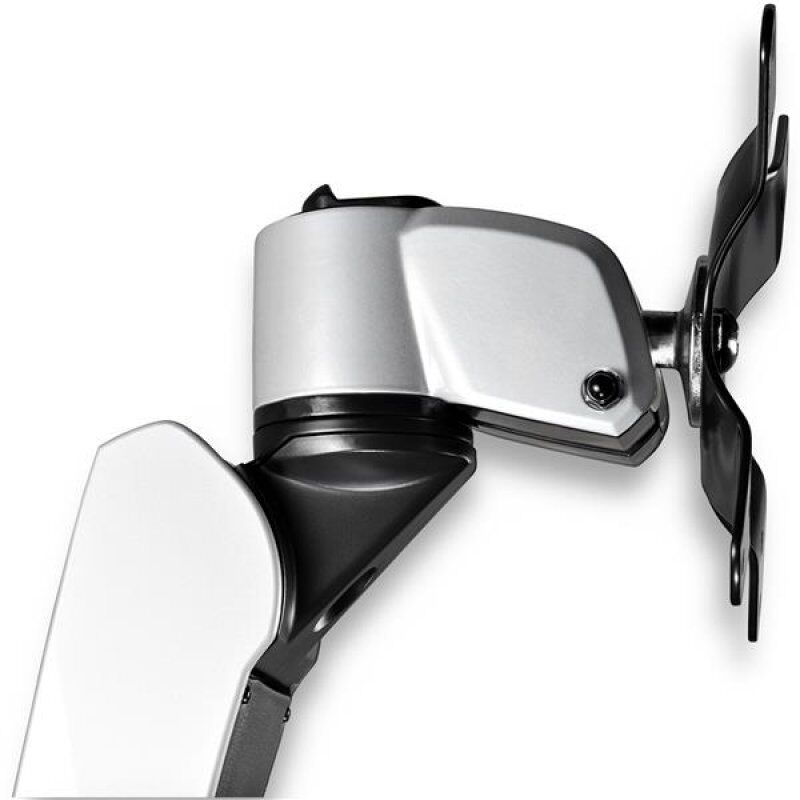 StarTech.com Wall Mount Workstation - Articulating Standing Desk w/ Ergonomic Height Adjustable Monitor Arm & Padded Key