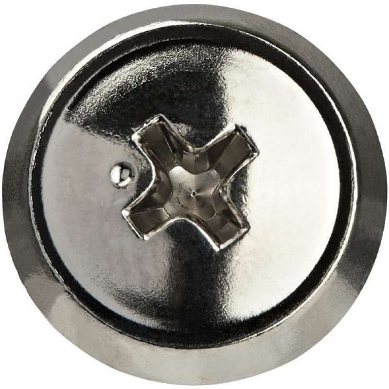 StarTech.com Vis 12-24 pour rack de serveur plaqués en nickel - Pack de 50