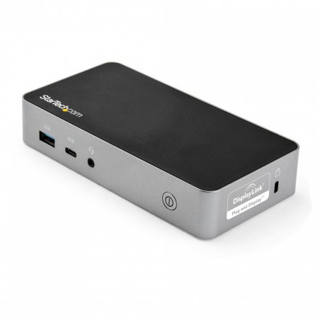 StarTech.com USB-C Dock - Dual Monitor 1080p HDMI Laptop Docking Station - 65W Power Delivery - 1x USB-C, 3x USB-A, Ethe