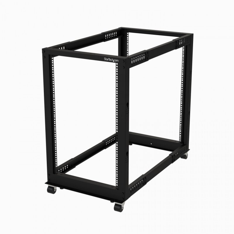 18U OPEN FRAME RACK - 4 POST - 22-40 IN. ADJUSTABLE DEPTH