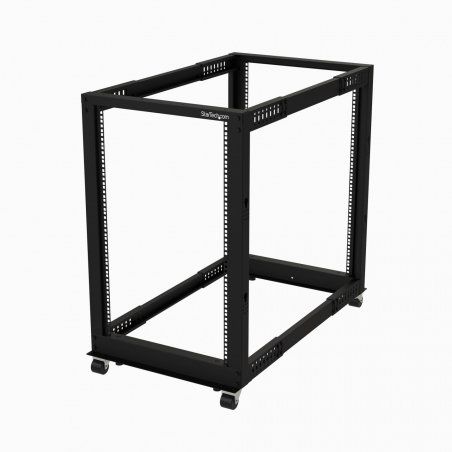 18U OPEN FRAME RACK - 4 POST - 22-40 IN. ADJUSTABLE DEPTH