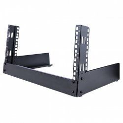 StarTech.com Rack 4U 19" à Cadre Ouvert - Rack Réseau Autoportant à 2 Montants pour Panneaux de Brassage/Données/Mat