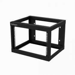 StarTech.com 6U 19" Wall Mount Network Rack 19" Deep 2 Post Open Frame for Server Room Data/AV/IT/Communication/Computer