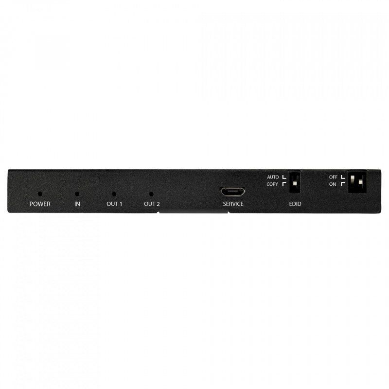 HDMI SPLITTER - 2 PORT HDMI 2.0 4K 60HZ WITH SCALER - 7.1 SOUND