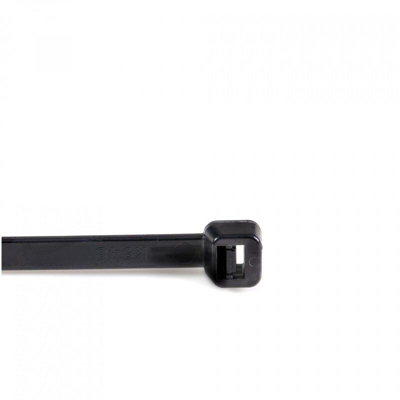StarTech.com Colliers de Serrage 25 cm Noirs - Largeur 4 mm - Diam. faisceau 68 mm - Résistance traction 22 kg - Fermet