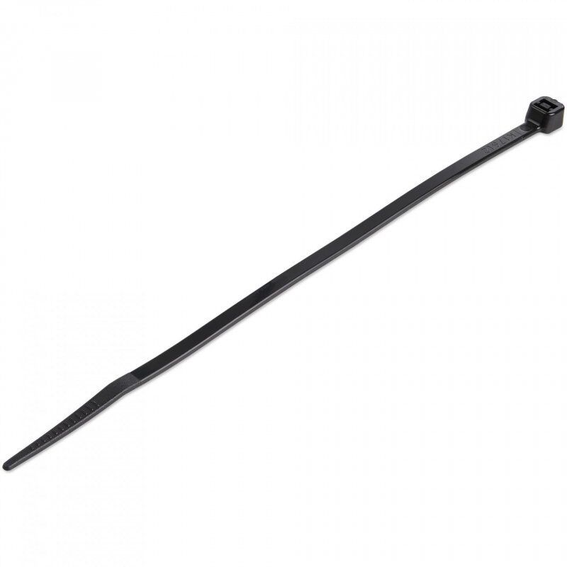 StarTech.com Colliers de Serrage 15 cm Noirs - Largeur 3 mm - Diam. faisceau 39 mm - Résistance traction 18 kg - Fermet