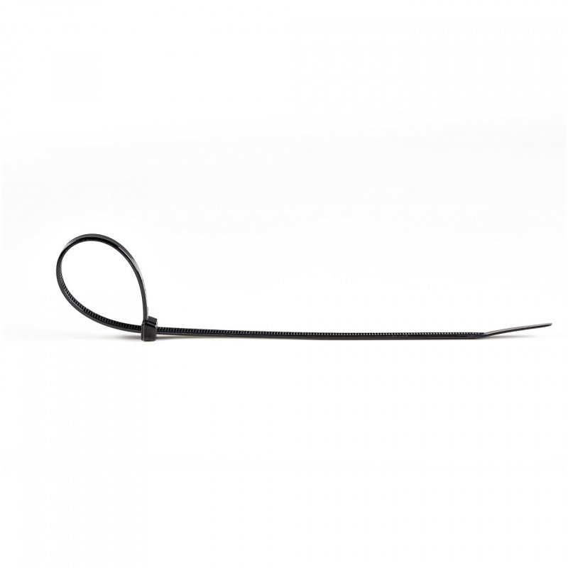 StarTech.com Colliers de Serrage 20 cm Noirs - Largeur 4 mm - Diam. faisceau 55 mm - Résistance traction 22 kg - Fermet