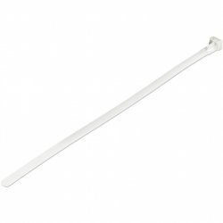 StarTech.com 10"(25cm) Reusable Cable Ties - 1/4"(7mm) wide, 2-1/2"(65mm) Bundle Dia. 50lb(22kg) Tensile Strength, Relea