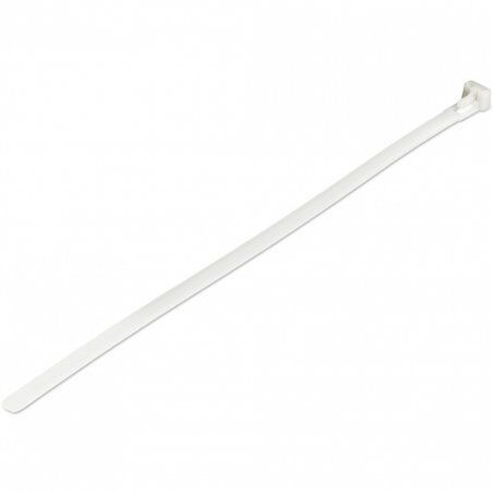 StarTech.com 10"(25cm) Reusable Cable Ties - 1/4"(7mm) wide, 2-1/2"(65mm) Bundle Dia. 50lb(22kg) Tensile Strength, Relea