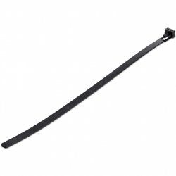 StarTech.com 10"(25cm) Reusable Cable Ties - 1/4"(7mm) wide, 2-1/2"(65mm) Bundle Dia. 50lb(22kg) Tensile Strength, Relea