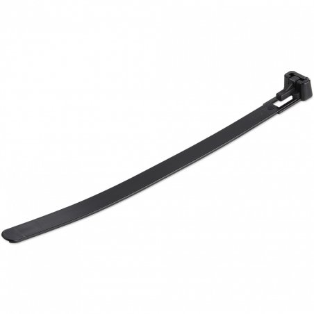 StarTech.com 6"(15cm) Reusable Cable Ties - 1/4"(7mm) wide, 1-3/8"(35mm) Bundle Dia. 50lb(22kg) Tensile Strength, Releas