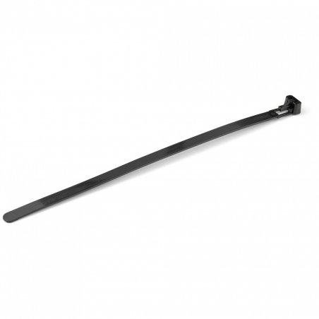 StarTech.com Colliers de Serrage Réutilisables 20 cm Noirs - Largeur 7 mm - Diam. faisceau 50 mm - Résistance traction