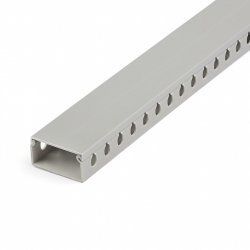 StarTech.com Open Slot Cable Management Raceway with Cover, 2"(50mm)W x 1"(25mm)H - 6.5ft(2m) length - 1/4"(8mm) Slots, 
