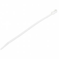 COLLIERS DE SERRAGE AVEC TROUS DE VIS - PLASTIQUE - 100 PCS