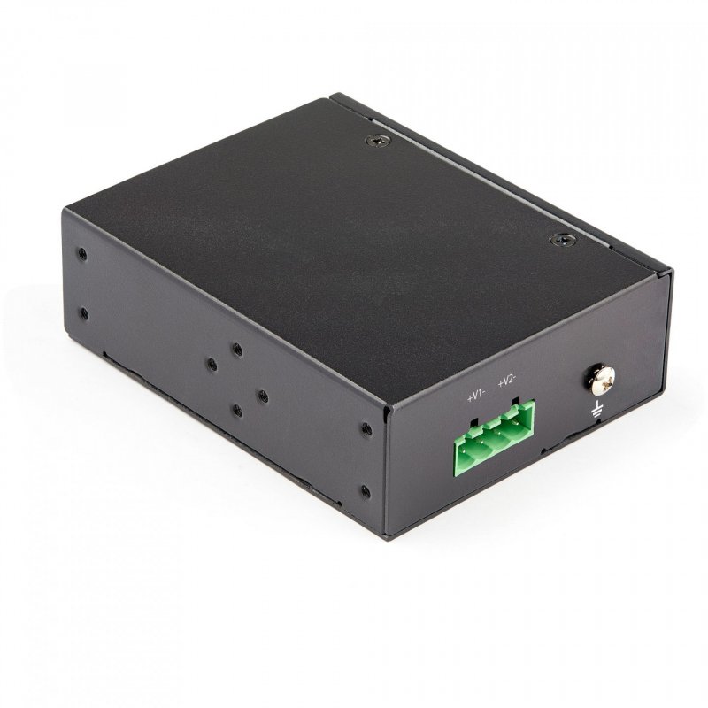 StarTech.com Industrial Gigabit Ethernet PoE Injector - 30W 802.3at PoE+ Midspan 48V-56VDC DIN Rail Power Over Ethernet 