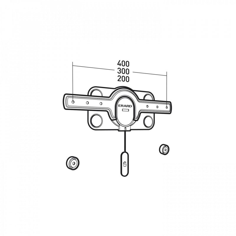 Erard FIXIT 400C 139,7 cm (55") Noir