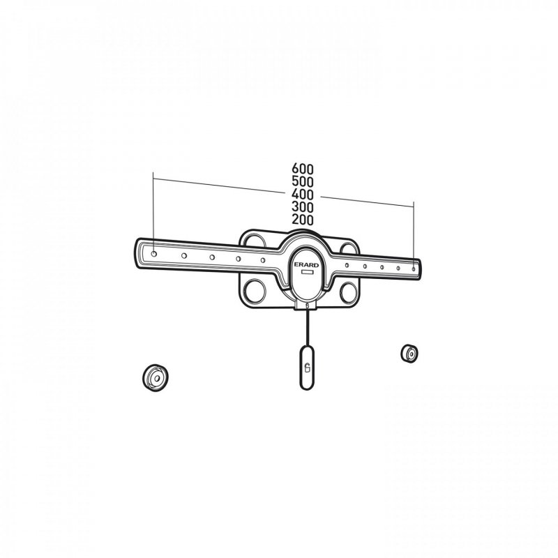 Erard FIXIT 600C 190,5 cm (75") Noir