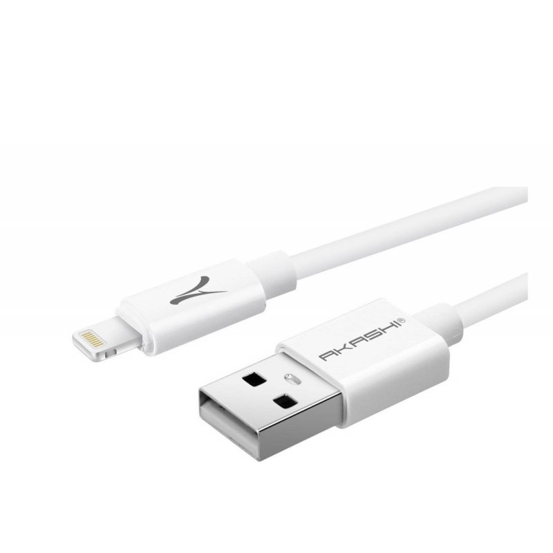 CABLE CERTIFIE APPLE LIGHTNING MFI MADE FOR APPLE WHITE 1M