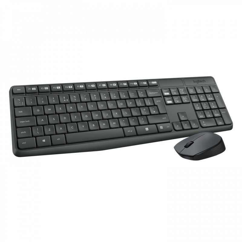 MK235 WIRELESS KEYBOARD / MOUSE GREY-NLB-2.4GHZ-CENTRAL          NL