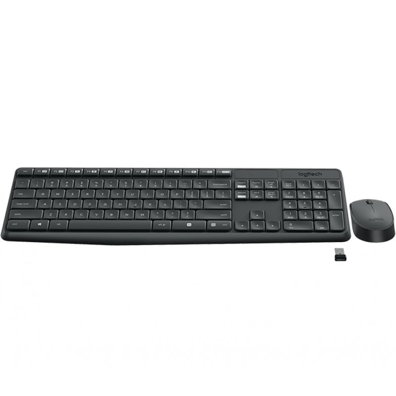 MK235 WIRELESS KEYBOARD / MOUSE GREY-HUN-2.4GHZ-INTNL            HU