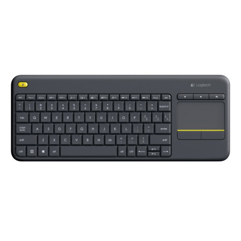 WIRELESS TOUCH KEYBOARD K400 PLUS BLACK (CZECH)               CZ