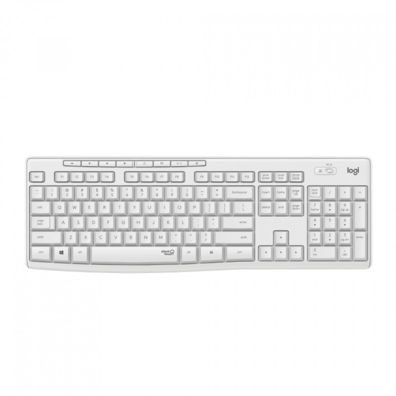 MK295 SILENT WIRELESS COMBO OFF WHITE - US INTL - INTNL