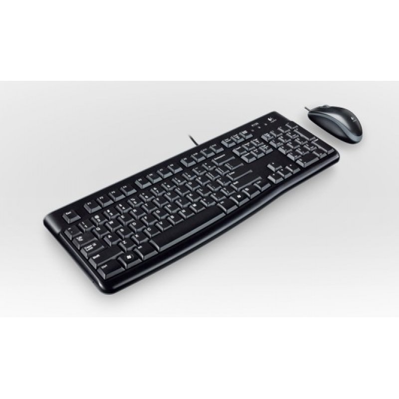 Logitech Desktop MK120 clavier Souris incluse USB QWERTZ Hongrois Noir