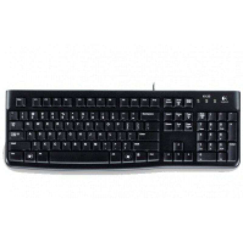 Logitech K120 Corded Keyboard clavier USB QWERTY Anglais Noir