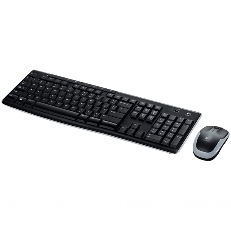 Logitech Wireless Combo MK270 clavier Souris incluse RF sans fil QWERTZ Hongrois Noir