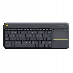 Logitech K400 Plus Tv clavier RF sans fil QWERTZ Hongrois Noir