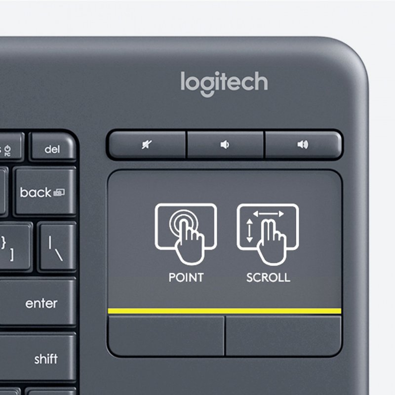 Logitech Wireless Touch Keyboard K400 Plus