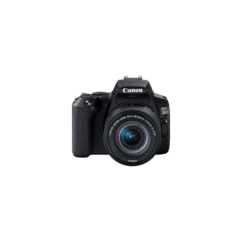 EOS 250D DIGIC8 STM BLK 4K BL 24.1MP WIFI 3IN LCD FULLHD