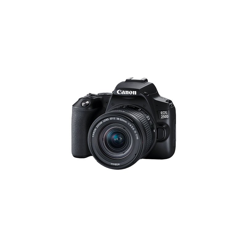 EOS 250D DIGIC8 STM BLK 4K BL 24.1MP WIFI 3IN LCD FULLHD