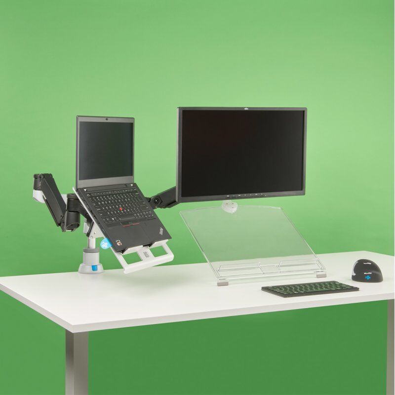 R-GO MORELIA DOCUMENT HOLDER ADJUSTABLE/TRANSPARENT