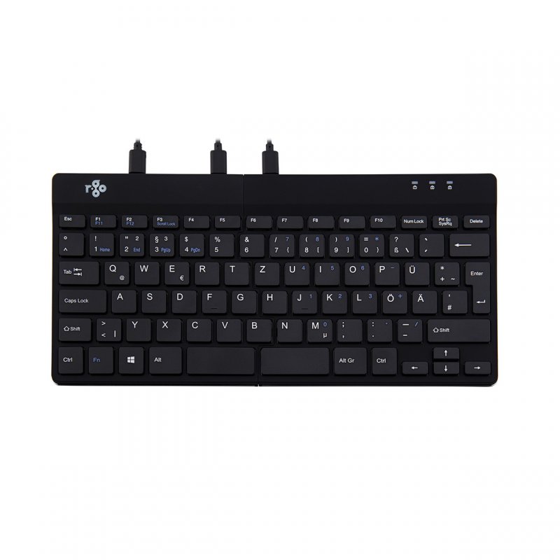 R-GO SPLIT ERGONOMIC KEYBOARD DE LAYOUT QWERTZ BLK WIRED       GR